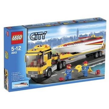 LEGO City 4643 Preprava závodného člnu