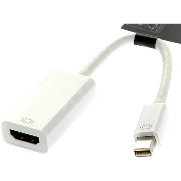 mini DisplayPort (M) --> HDMI (F), zlacené konektory