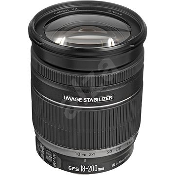 Canon EF-S 18-200mm F3.5 - 5.6 IS Zoom čierny