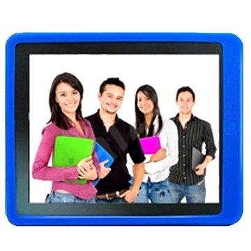 DEXIM iPad 2 Blue Silicone Sleeve + Screen Protector