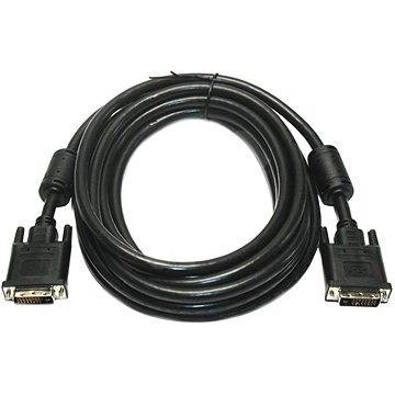 prepojovací DVI-D pre LCD (DVI-D <-> DVI-D), dual link, tienený, 1.8m