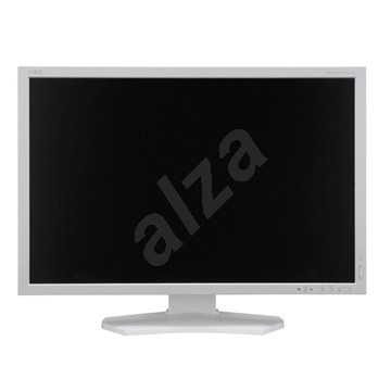 24 "NEC MultiSync P241W biely