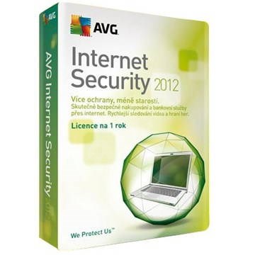 AVG Internet Security 2012 licence pro 2 počítače na 12 měsíců