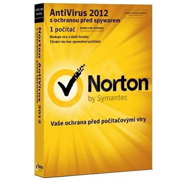 Symantec Norton AntiVirus 2012 CZ pro 1 uživatele