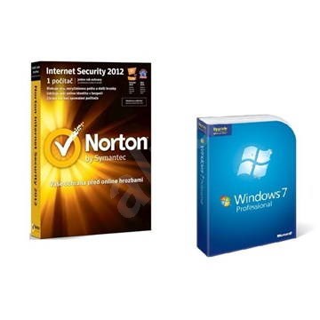 Symantec Norton Internet Security 2012 CZ + Windows Home Prem to Pro 7 CZ UPG
