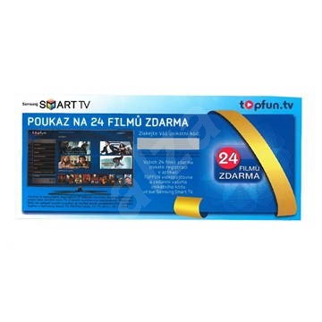 Akce Samsung - na odběr 24 filmů z TOPFun